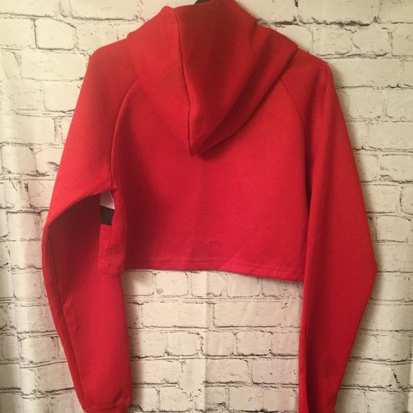 Diamond Stash Crop Hoodie Sweatshirt-Size: XL - Picture 8 of 9